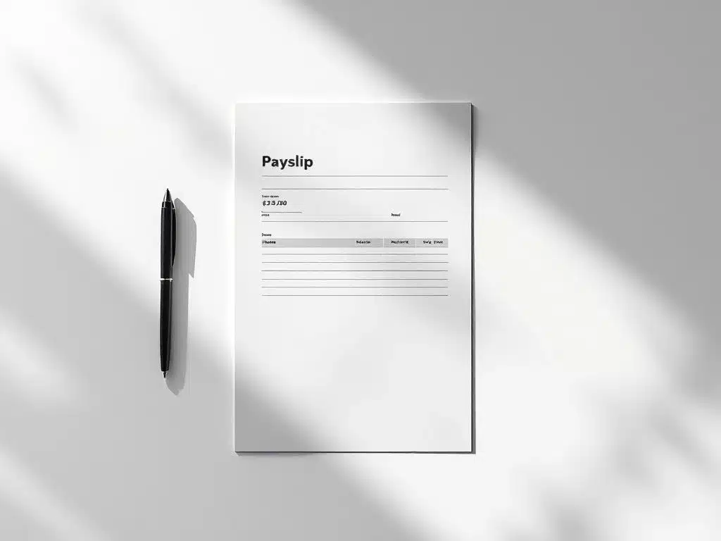 Wat is het formaat van de salarisstrook?